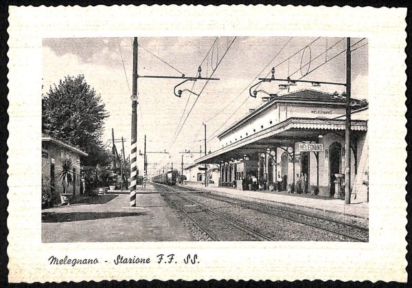 ac4217 - CARTOLINA D'EPOCA - Milano Provincia -  MELEGNANO
