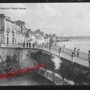 ai6619 - CARTOLINA D' EPOCA - Siragusa Città - Fontana Aretusa