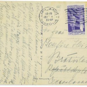 P 1129 - ITALIA REGNO , 1935 SASS. 382 + IMPERIALE PA. SU BUSTA
