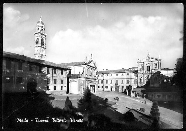 ac4221 - CARTOLINA D'EPOCA - Milano Provincia -  MEDA  1964