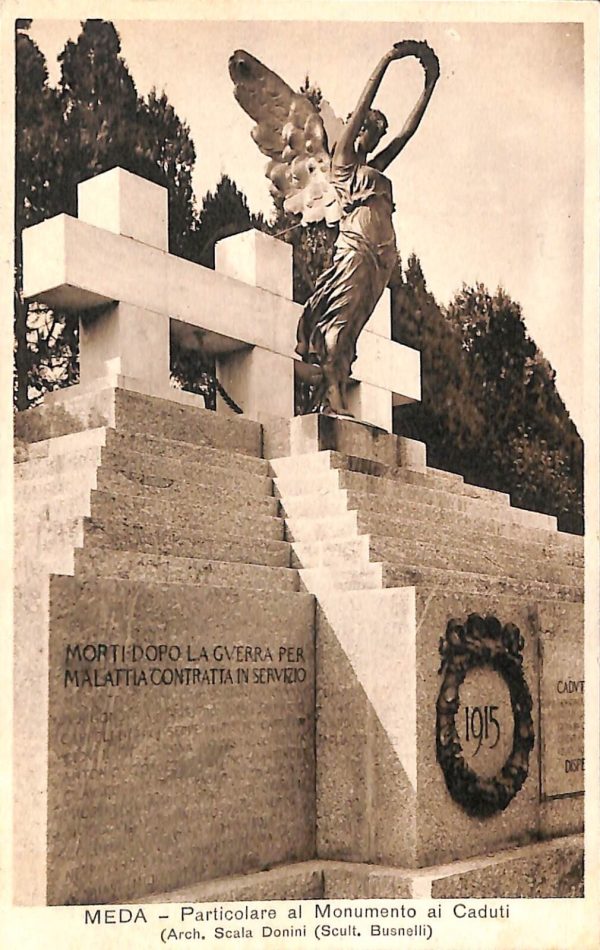 ac4223 - CARTOLINA D'EPOCA - Milano Provincia -  MEDA  1937