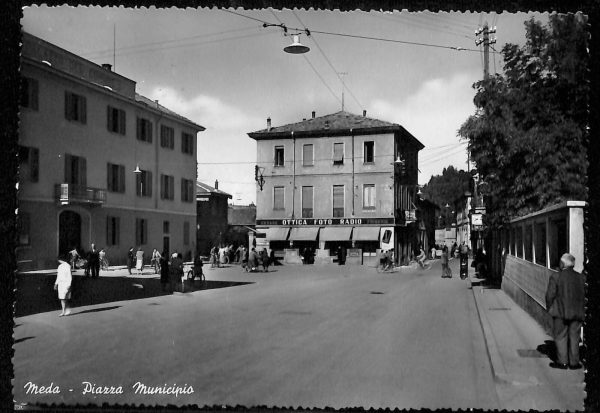 ac4227 - CARTOLINA D'EPOCA - Milano Provincia -  MEDA   1956