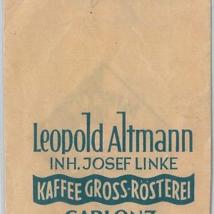 50595 - CZECHOSLOVAKIA Postal History ADVERTISING enveloppe GABLONZ - COFFEE