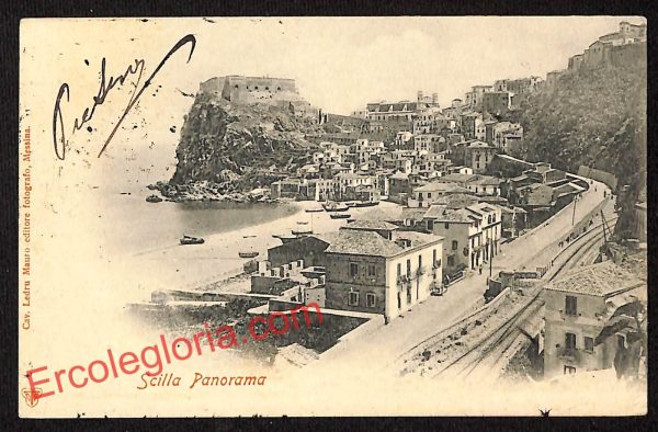 ah9638 - CARTOLINA D'EPOCA - Reggio Calabria Provincia - Scilla