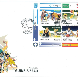 P3753 - PANATHINAIKOS, FINAL FOUR 2011, GUINEA BISSAU, S/S FDC