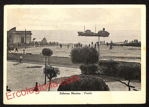 ah9646 - CARTOLINA D'EPOCA - Reggio Calabria Provincia - Siderno Marina