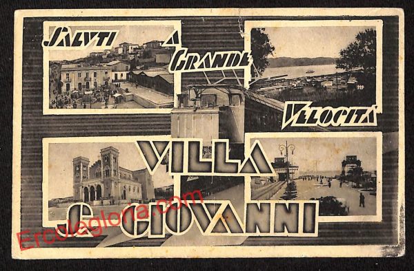 ah9648 - CARTOLINA D'EPOCA - Reggio Calabria Provincia - Villa San Giovanni