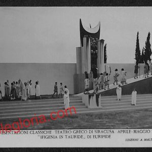 ai6632 - CARTONCINO D' EPOCA - Siragusa Città - Teatro Greco