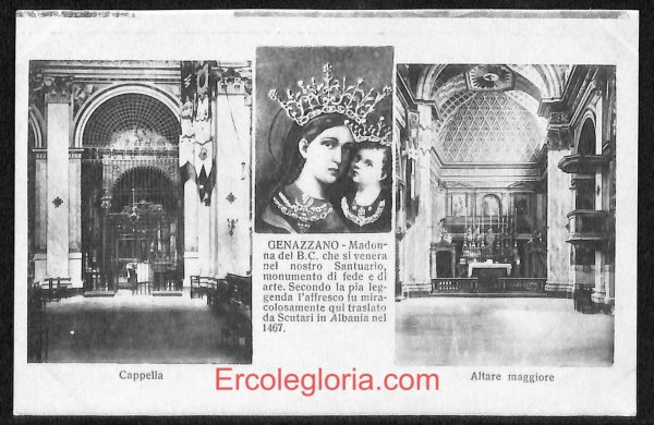 ad8230 - CARTOLINA D'EPOCA - Roma Provincia - Genazzano