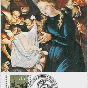 37270 - GERMANY  -  MAXIMUM CARD - : Art RELIGION - CHRISTMAS - 1985