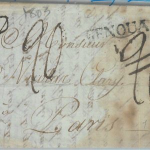 82337 - REGNO - Storia Postale - BUSTA PREFILATELICA  1844 Disinfestata !