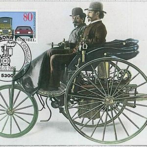 37276   - GERMANY  -  MAXIMUM CARD - transport: CARS AUTOMOBILES - 1986