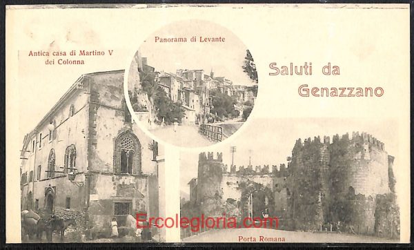 ad8235 - CARTOLINA D'EPOCA - Roma Provincia - Genazzano