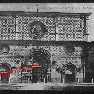 ag5399 - CARTOLINA D'EPOCA - L'Aquila Città -Chiesa di S. Maria di Collemaggio