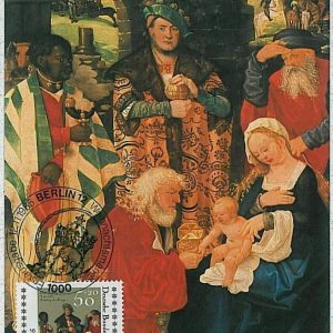 37269 - GERMANY  -  MAXIMUM CARD -  Art RELIGION - CHRISTMAS - 1985
