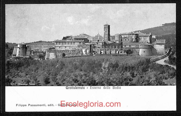 ad8240 - CARTOLINA D'EPOCA - Roma Provincia - Grottaferrata