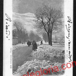 ag5405 - CARTOLINA D'EPOCA - L'Aquila Città - Viale Porta Napoli  1908