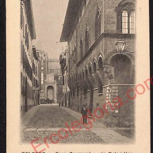 ae2187 - CARTOLINA  D'EPOCA - Bologna Città - Casa Carracci  1905
