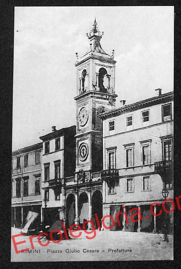 ai0796 - CARTOLINA D'EPOCA - Rimini Città - Piazza Giulio Cesare