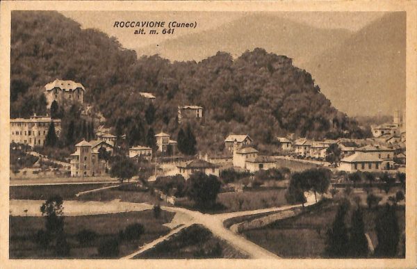 ab4707 -  CARTOLINA  D'EPOCA -  Cuneo Provincia -  ROCCAVIONE