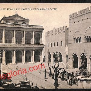 ai0809 - CARTOLINA D'EPOCA - Rimini Città - Piazza Cavour