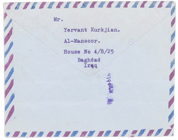 P2947 - IRAK. 1969, 2 COMMERCIAL COVERS TO THE US, - immagine 2