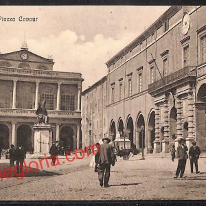 ai0810 - CARTOLINA D'EPOCA - Rimini Città - Piazza Cavour