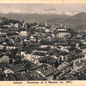 ab4720 -  CARTOLINA  D'EPOCA -  Cuneo Provincia -  SALUZZO 1938