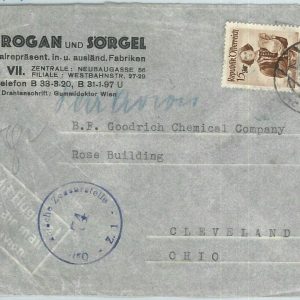 69808 - AUSTRIA - POSTAL HISTORY -  CENSORED COVER to USA - 1948