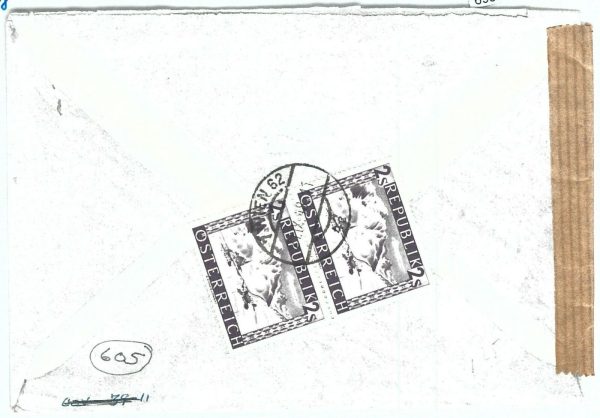 69808 - AUSTRIA - POSTAL HISTORY -  CENSORED COVER to USA - 1948 - immagine 2
