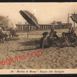 ag8015 - CARTOLINA D'EPOCA - Massa Carrara Provincia - Marina di Massa
