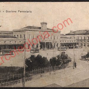 ae2213 - CARTOLINA  D'EPOCA - Bologna Città - Stazione Ferroviaria  1917