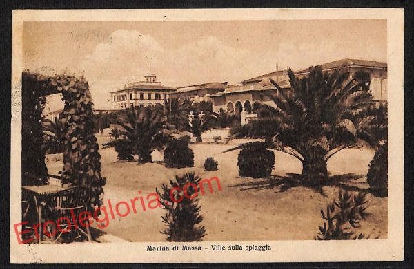 ag8021 - CARTOLINA D'EPOCA - Massa Carrara Provincia - Marina di Massa