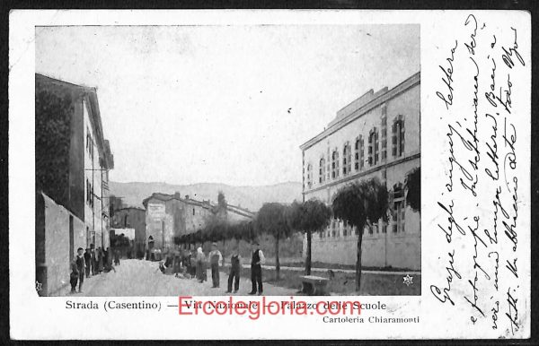 ae0514 - CARTOLINA  D'EPOCA - Arezzo Provincia - Strada  1903