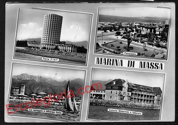 ag8025 - CARTOLINA D'EPOCA - Massa Carrara Provincia - Marina di Massa