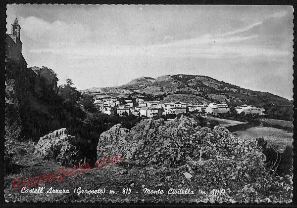 ag2111 - CARTOLINA D'EPOCA - Grosseto Provincia - Castell'Azzara  1962