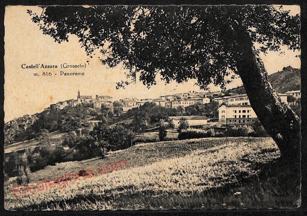 ag2113 - CARTOLINA D'EPOCA - Grosseto Provincia - Castell'Azzara  1950