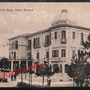 ai0818 - CARTOLINA D'EPOCA - Rimini Città - Villa Rosa Hotel Riviera