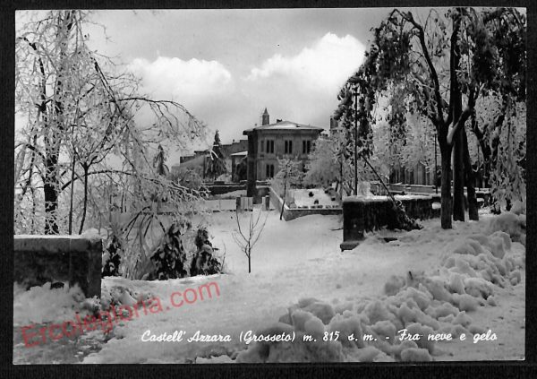 ag2122 - CARTOLINA D'EPOCA - Grosseto Provincia - Castell'Azzara  1964