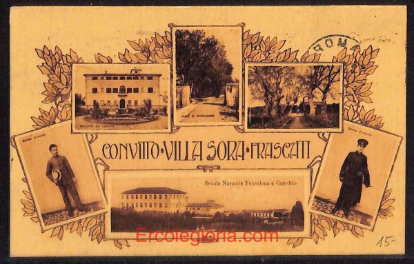 ad8284 - CARTOLINA D'EPOCA - Roma Provincia - Frascati  1916