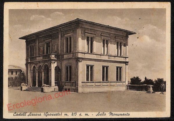 ag2124 - CARTOLINA D'EPOCA - Grosseto Provincia - Castell'Azzara  1950