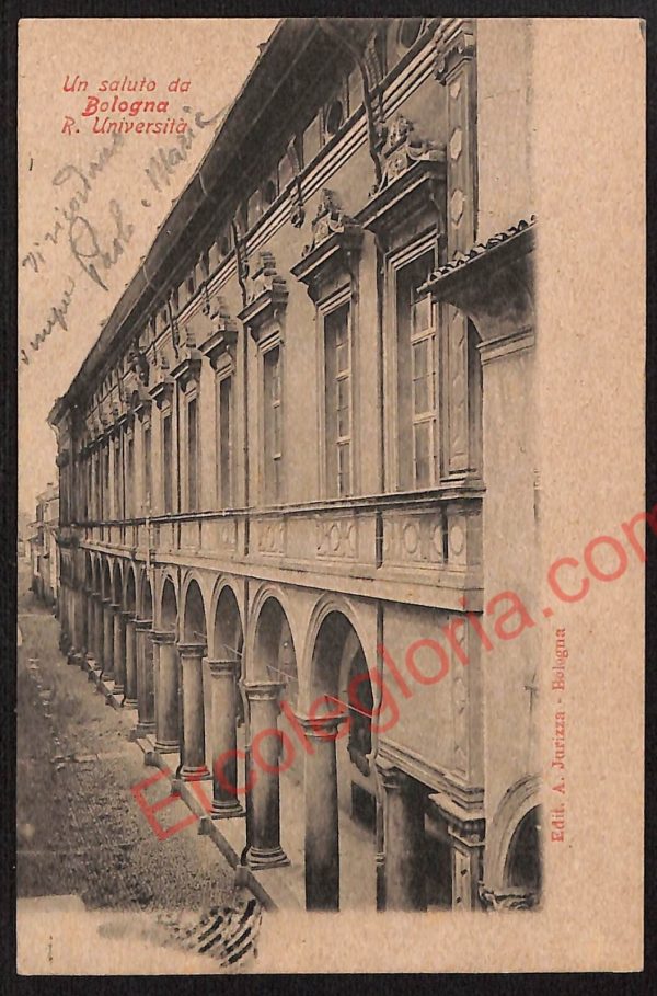 ae2235 - CARTOLINA  D'EPOCA - Bologna Città - R. Università