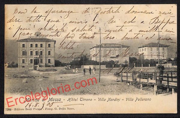 ag8039 - CARTOLINA D'EPOCA - Massa Carrara Provincia - Marina di Massa