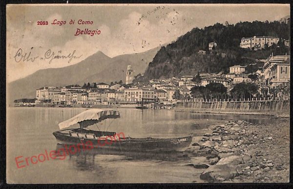ae5182 - CARTOLINA D'EPOCA - Como Provincia - Bellagio  1902