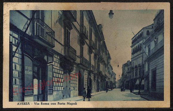 ae4608 - CARTOLINA D'EPOCA - Caserta Provincia - Aversa
