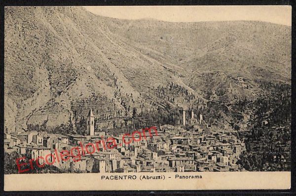 ag5509 - CARTOLINA D'EPOCA - L'Aquila Provincia - Pacentro