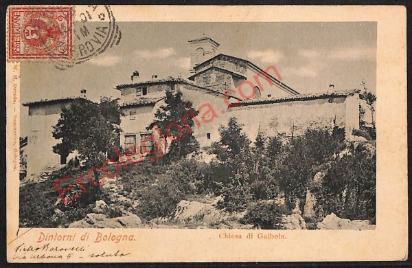 ae2237 - CARTOLINA  D'EPOCA - Bologna Città - Chiesa di Gaibola