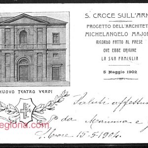 ad7147 - CARTOLINA D'EPOCA - Pisa Provincia - Santa Croce sull'Arno  1904
