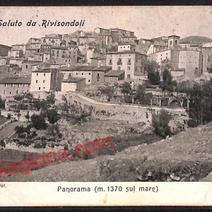 ag5511 - CARTOLINA D'EPOCA - L'Aquila Provincia - Rivisondoli    1910