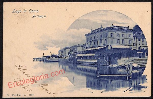ae5183 - CARTOLINA D'EPOCA - Como Provincia - Bellagio  1901